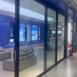 Home System Door Window Insulated Tempered Glass Electric Sliding Door