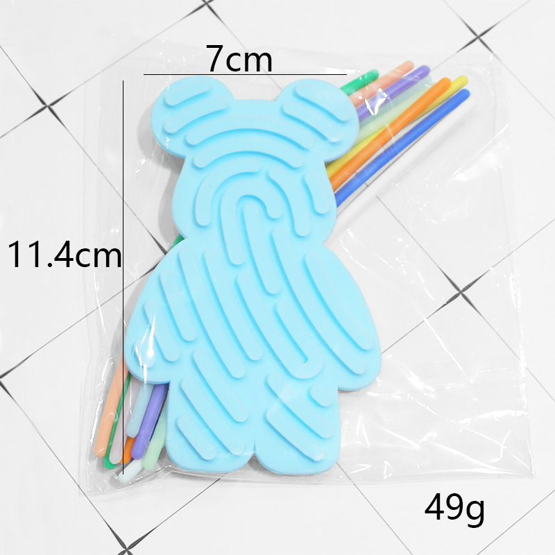 Creativo silicona transfronteriza inducción actividad tablero de descompresión juguete infantil rompecabezas juguetes de descompresión silicona tablero de actividad sensorial