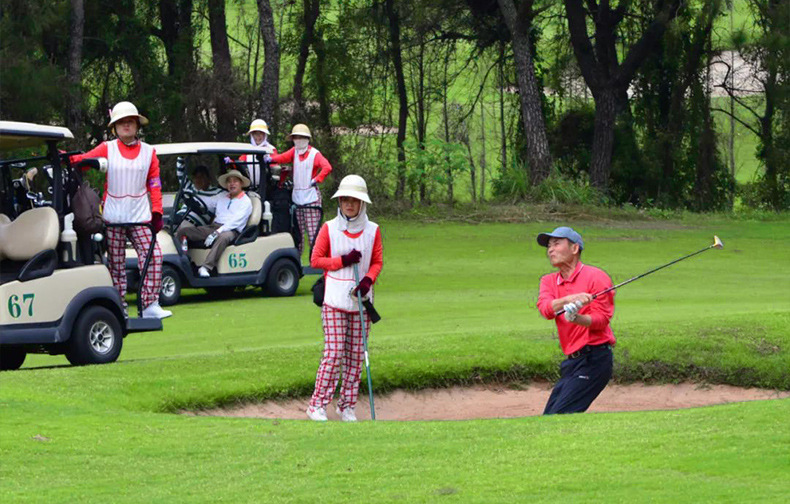 Áo polo dài tay đồng phục golf in logo miễn phí — Bộ đồ caddie nữ [Quần trên màu xanh nhạt] YF848 KUZ210/209, Bộ đồ caddie nữ [quần áo màu xanh nhạt] YF851 KUZ210/209, Bộ đồ cùng mẫu cho nam tùy chỉnh, Bộ đồ caddie nữ [quần áo màu xanh] YF850 KUZ210/209 chi tiết 69