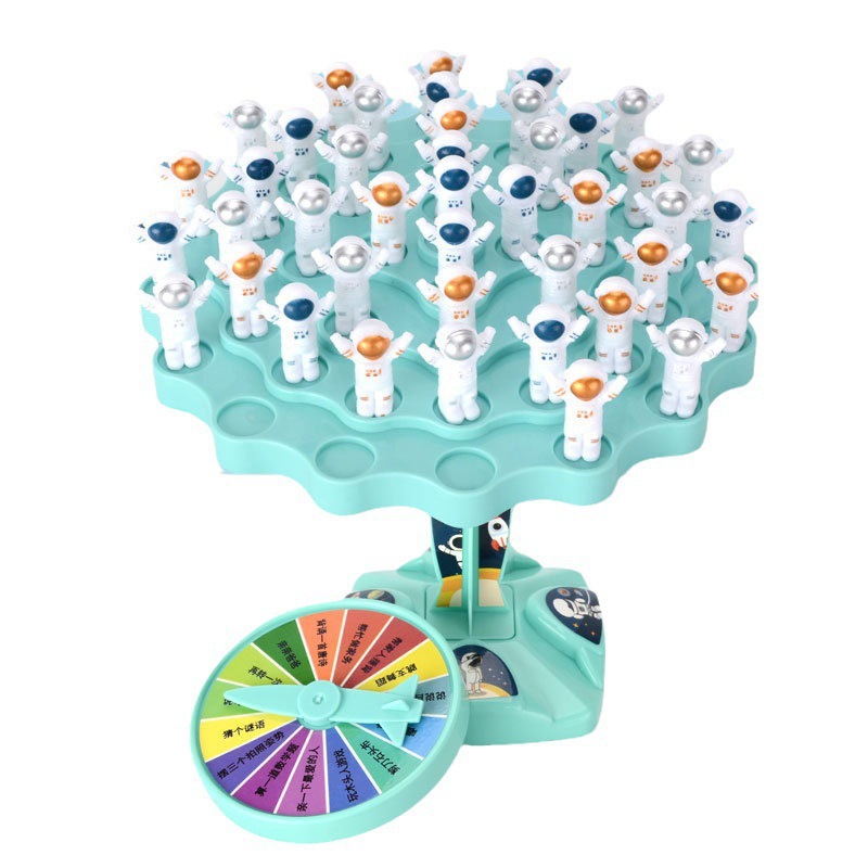 Interactivo transfronterizo ocio equilibrio humano equilibrio niños padres apilar tarjetas de música rompecabezas de mesa árbol juegos de mesa también