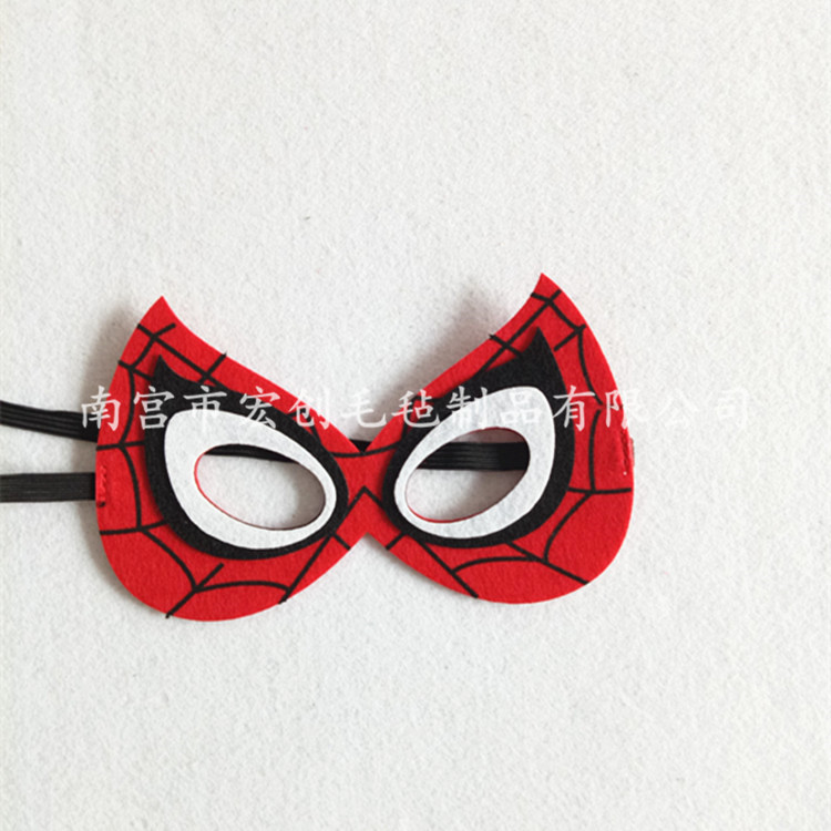 Creativa máscara de fieltro de Halloween máscara de ojos máscara de mascarada de Navidad niños máscara de anime de dibujos animados al por mayor