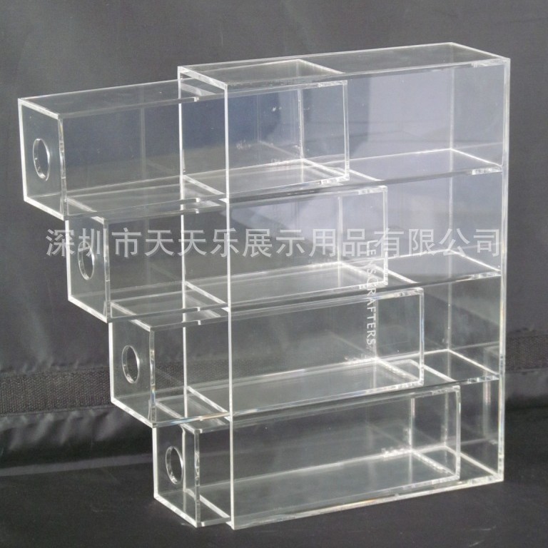 托盘式纸蛋糕架展示架三层彩色棒棒糖架环保出口纸货架 蛋糕架