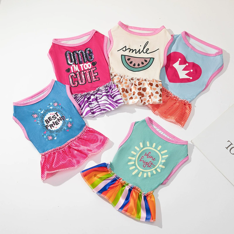 Источник фабрика домашнее животное Одежда Щенок Милая принцесса юбка собака мультфильм юбка домашнее животное юбка Щенок Юбка