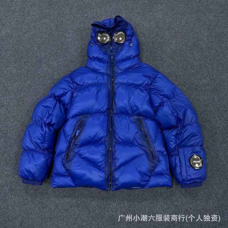 CP跨境工厂PALACE联名款COMPANY镜片徽章棉服男户外登山保暖欧码1|undefined