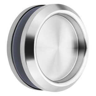 304 sliding door small handle hidden non-perforated stainless steel round hand buckle shower room sliding glass door handle