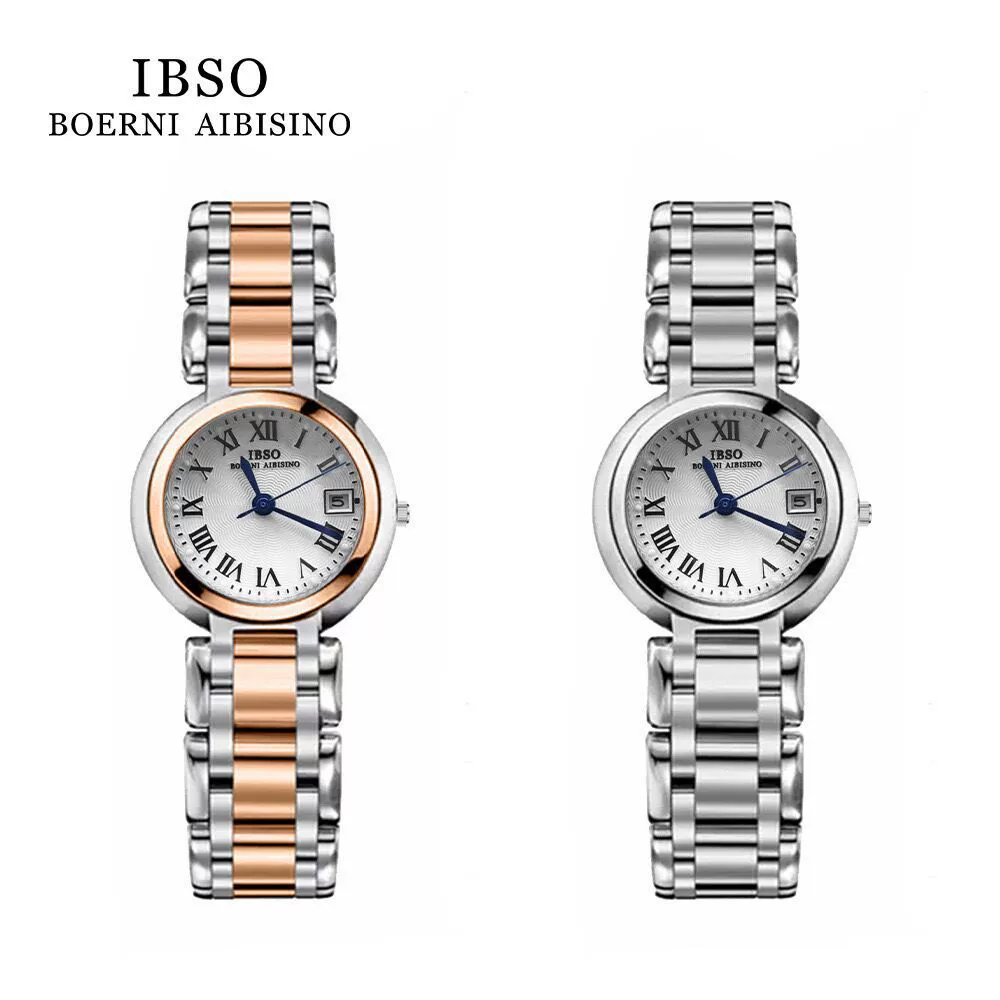 IBSO Audemars Piguet Douyin Live сломанный циферблат дамыRoman стальные браслеты кварцевые часы поддерживают кросс-бордер