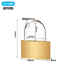 Factory wholesale Bronze Pure Copper Opening Locking Industrial Power Grid Outdoor Waterproof Rust -proof Safety Hanging Lock