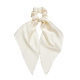New High-grade Satin Fabric Ribbon Hair Ring European and American Cross-border Women's Hair Ponytail Square Scarf Bowel Headwear
