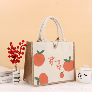linen bag custom logo stereo ribbon tote bag coated canvas bag custom