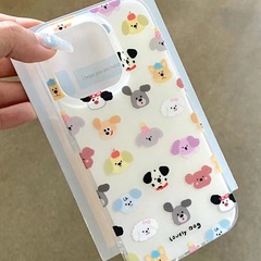 Puppy avatar suitable for Apple 15 new mobile phone case iPhone14promax all-inclusive 13/12 soft 11xr/xs