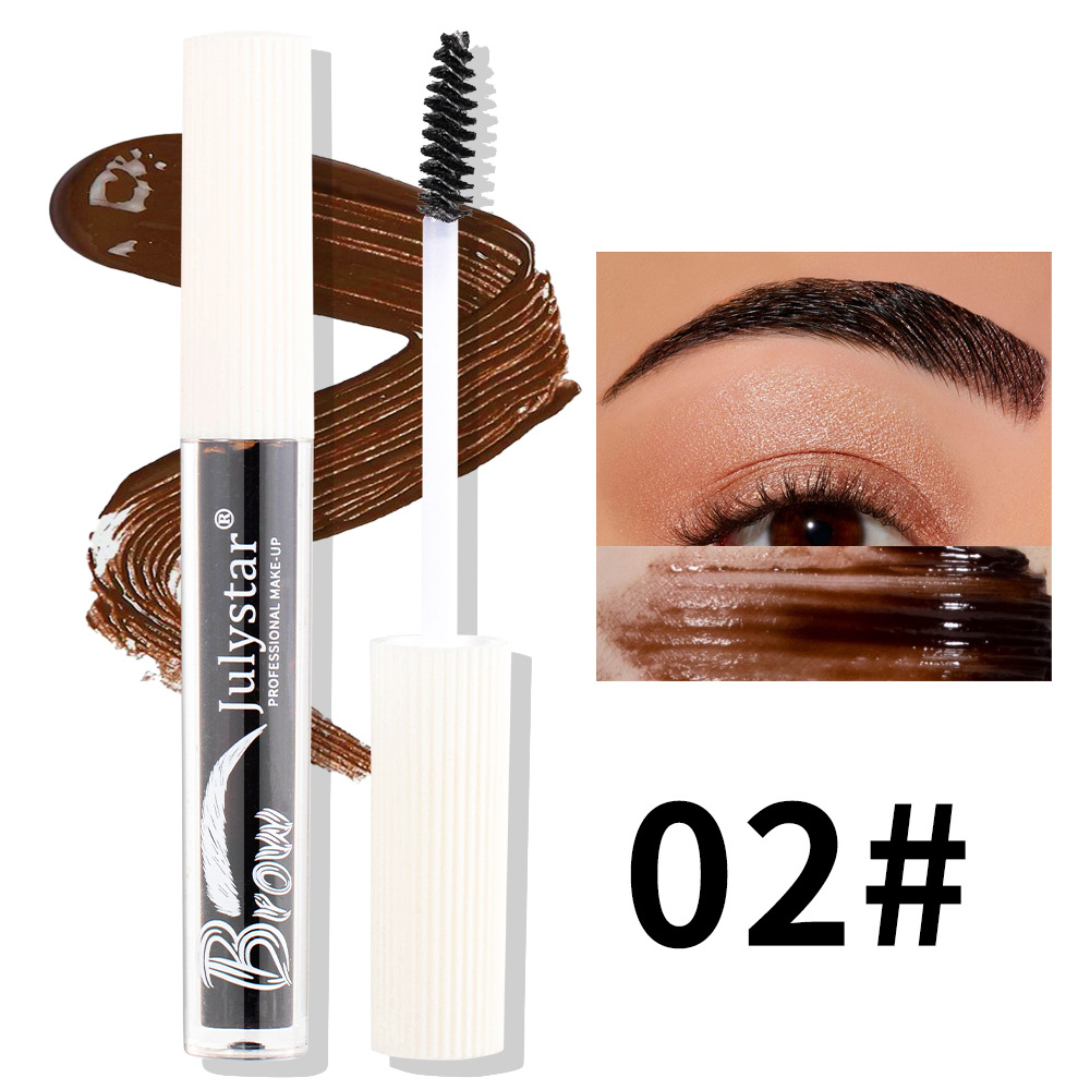 Julystar Eyebrow Gel is a water-resistant, non-smudging, natural and three-dimensional liquid that dries quickly undefined