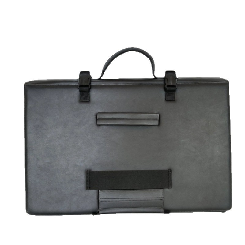 Maletín portátil para hombre personalizado, maletín a prueba de balas de negocios de piel de vaca de primera capa de cuero, maletín impermeable para hombre image 6