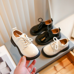 British sweet 2023 spring and autumn round toe leather shoes fashionable breathable single-layer shoes girls Mary Jane Mori women's college style