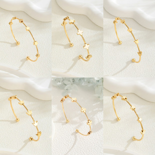 Europe and the United States new cross-border simple fashion love open bracelet ladies daily commuting wear accessories factory direct sales
