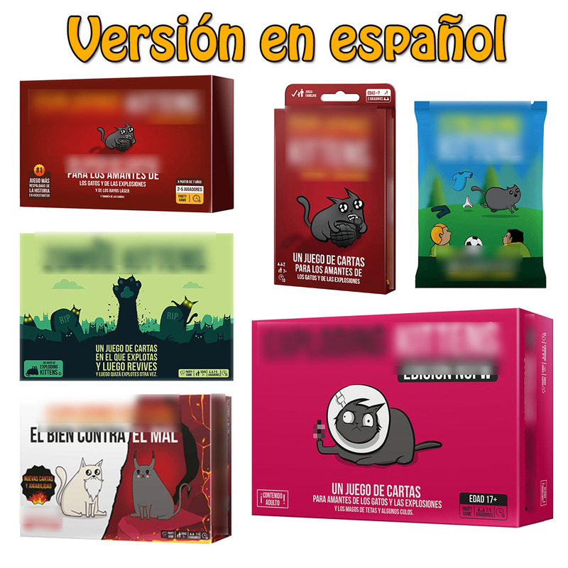 Cross-Border Hit Spanish Kittens Explosive Kitten Family Party Tabletop Game Cross-Border Hit Spanish Kittens Explosive Kitten Family Party Tabletop Game