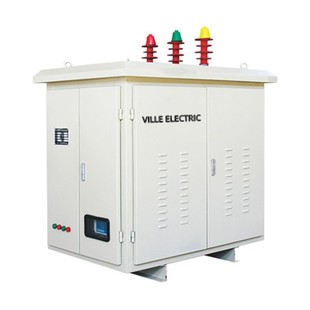 High-pressure column-mounted reactive power compensation device