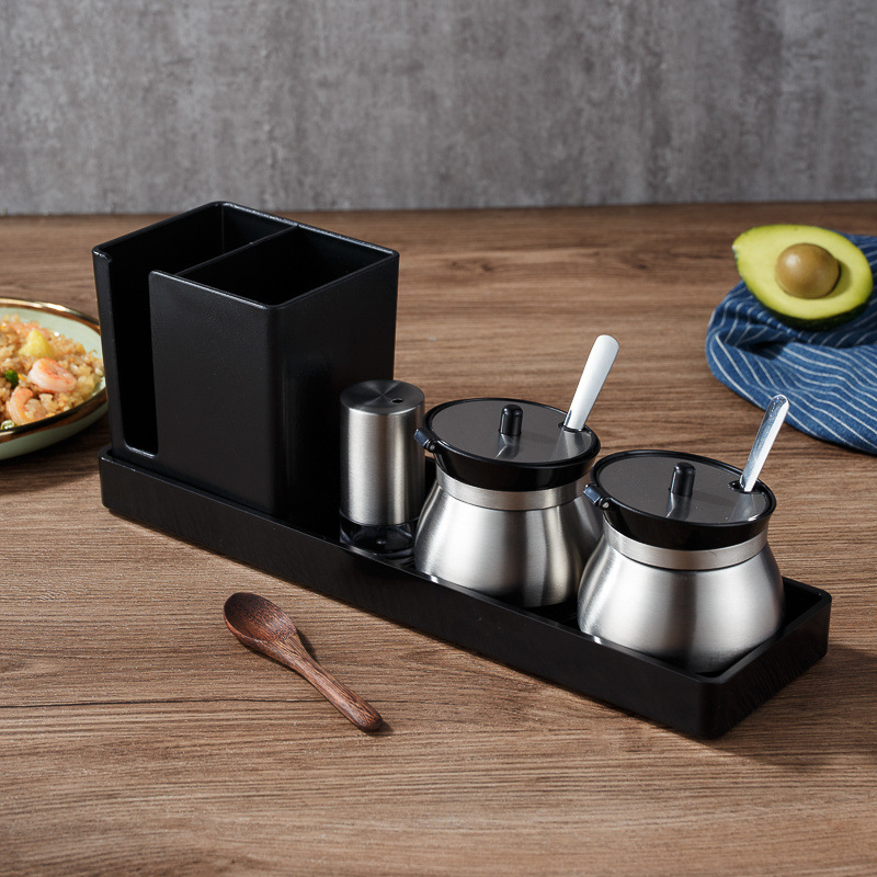 숟가락과 젓가락 대형 트레이 세트 A (캔 2개 + 이빨)