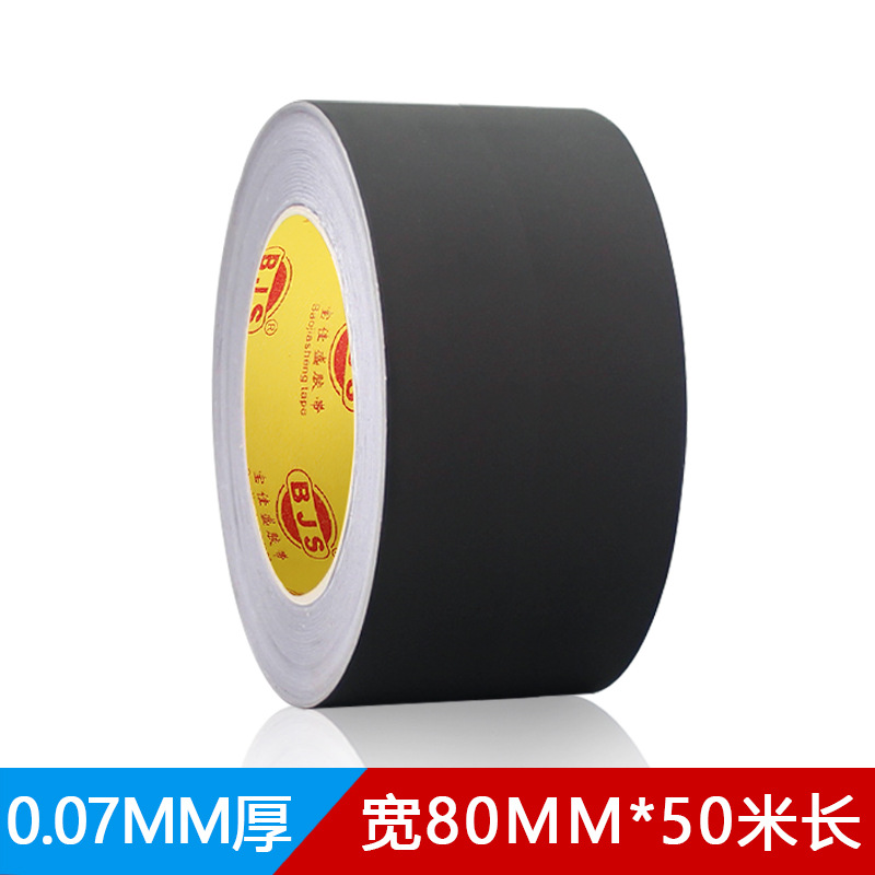 Cinta de papel de aluminio negro mate resistente a altas temperaturas protector solar sellado impermeable ignífugo reparación de fugas de papel de estaño negro