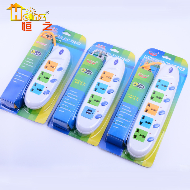 Comercio exterior nuevo práctico multifuncional enchufe de alimentación móvil placa de conexión inteligente creativa