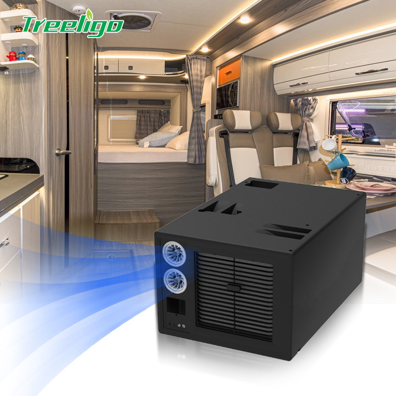 Treligo coche todo en uno autocaravana aire acondicionado 12V24V220V eléctrico inversor refrigeración coche comedor aire acondicionado