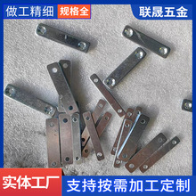 固定片铝合金门窗五金配件安装镀锌铁直片带孔固定铁片拉片连接片