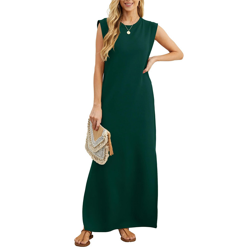 2024 Amazon Hot Selling Women's Summer Casual Loose Long Dress