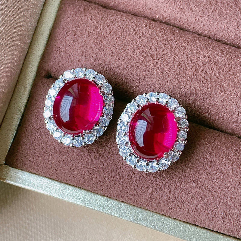 Corindón rojo espárragos