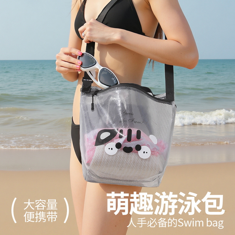 新款户外游泳沙滩包干湿分离防水包收纳包沙滩单肩包大容量洗漱包|undefined