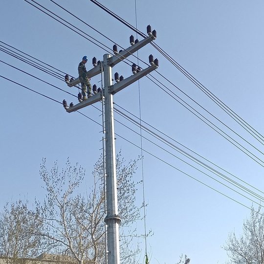 Factory supply power steel pipe Rod Power steel rod foundation piling construction power transmission and distribution power steel pipe Rod