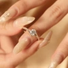 God's kiss women's ring
