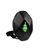 Mochila impermeable al aire libre de la motocicleta LED luminosa Bluetooth Mochila de ciclismo DIY para hombres y mujeres