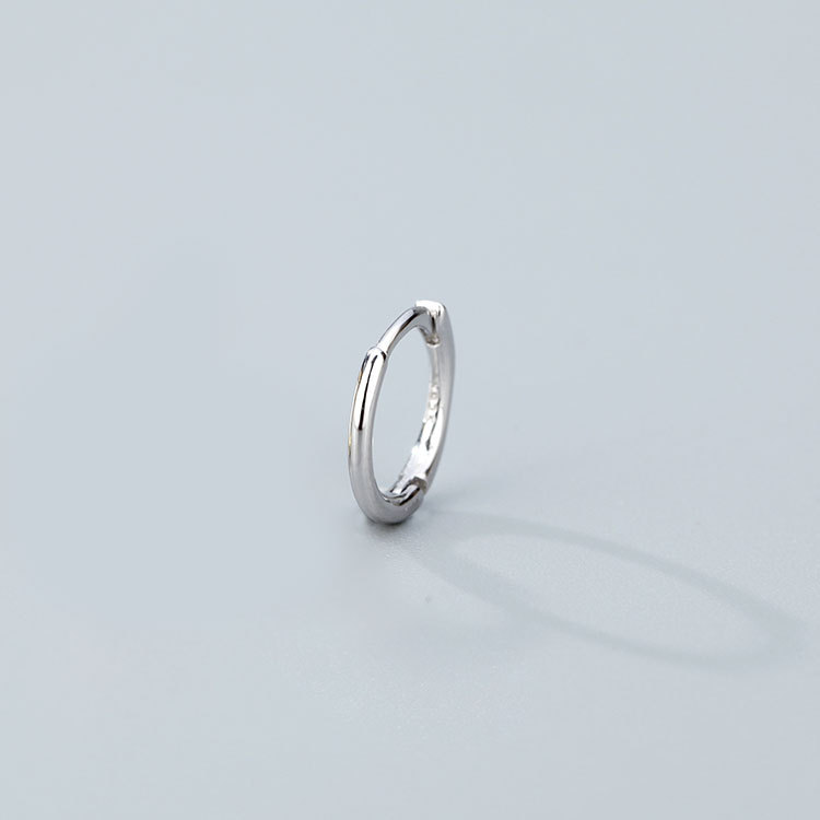 화이트 골드 9M 내경 이어 버클 (단일 가격)