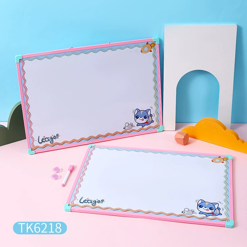 晶晶 Magnetic children's double-sided whiteboard writing and erasable baby graffiti office notes dry erasing hanging message board