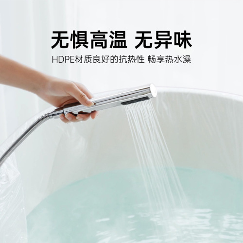 Bathtub cover disposable travel hotel bath bag extra large thickened bath tub plastic film soaking bag bath bucket