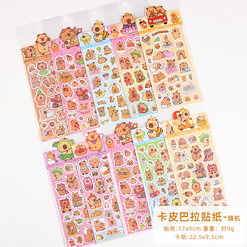 Creativo ins estilo diario pegatinas mascota impermeable chica corazón diario pegatinas patrón decorativo pegatinas lindo regalos de los niños