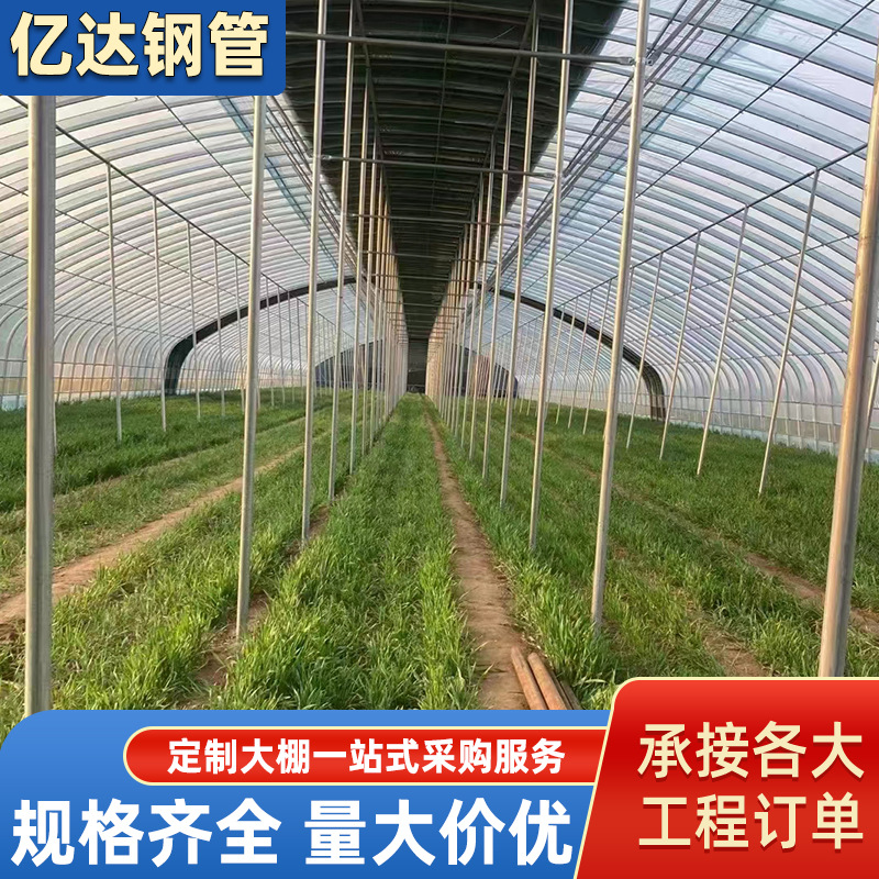 蔬菜种植大棚全套 连栋温室大棚花卉花苗种植暖棚大棚骨架简易棚