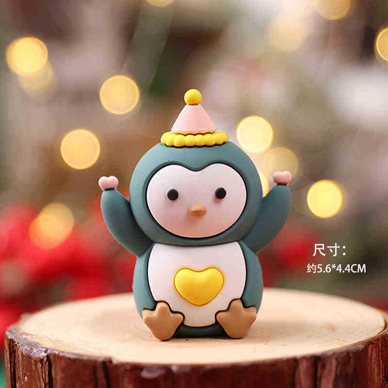 著作権クリスマスケーキ装飾装飾品ソフトゲルクリスマス楽しい老人雪だるまヘラジカクリスマスツリーパーティープラグイン|undefined