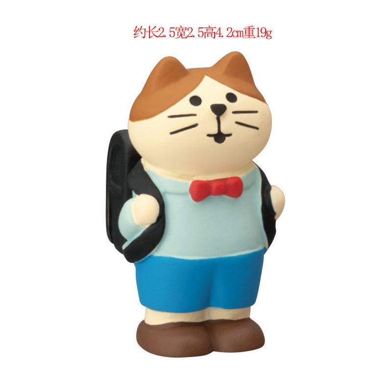 日本の猫の装飾品、桜祭り、トレンディなおもちゃの人形、ブラインドボックス、DIY制作アクセサリー、樹脂工芸品、小さな装飾品|undefined