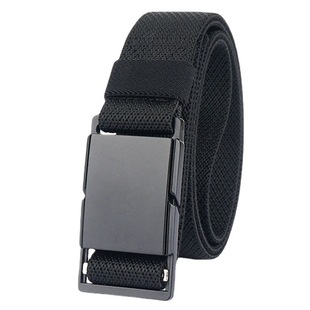 2021 New 3.4cm metal magnetic buckle Joker jeans casual neutral inner belt can be fixed logo