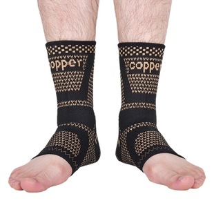 Copper fiber sports ankle protector warm breathable full wrap ankle protector ankle wrist fixed ankle protector