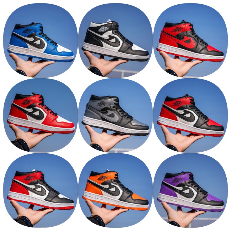Cross-Border Classic Aj Men's Shoes Air Force One High-Top Sneakers Couple Women's Shoes Casual Sports Basketball Shoes Factory Direct Sales