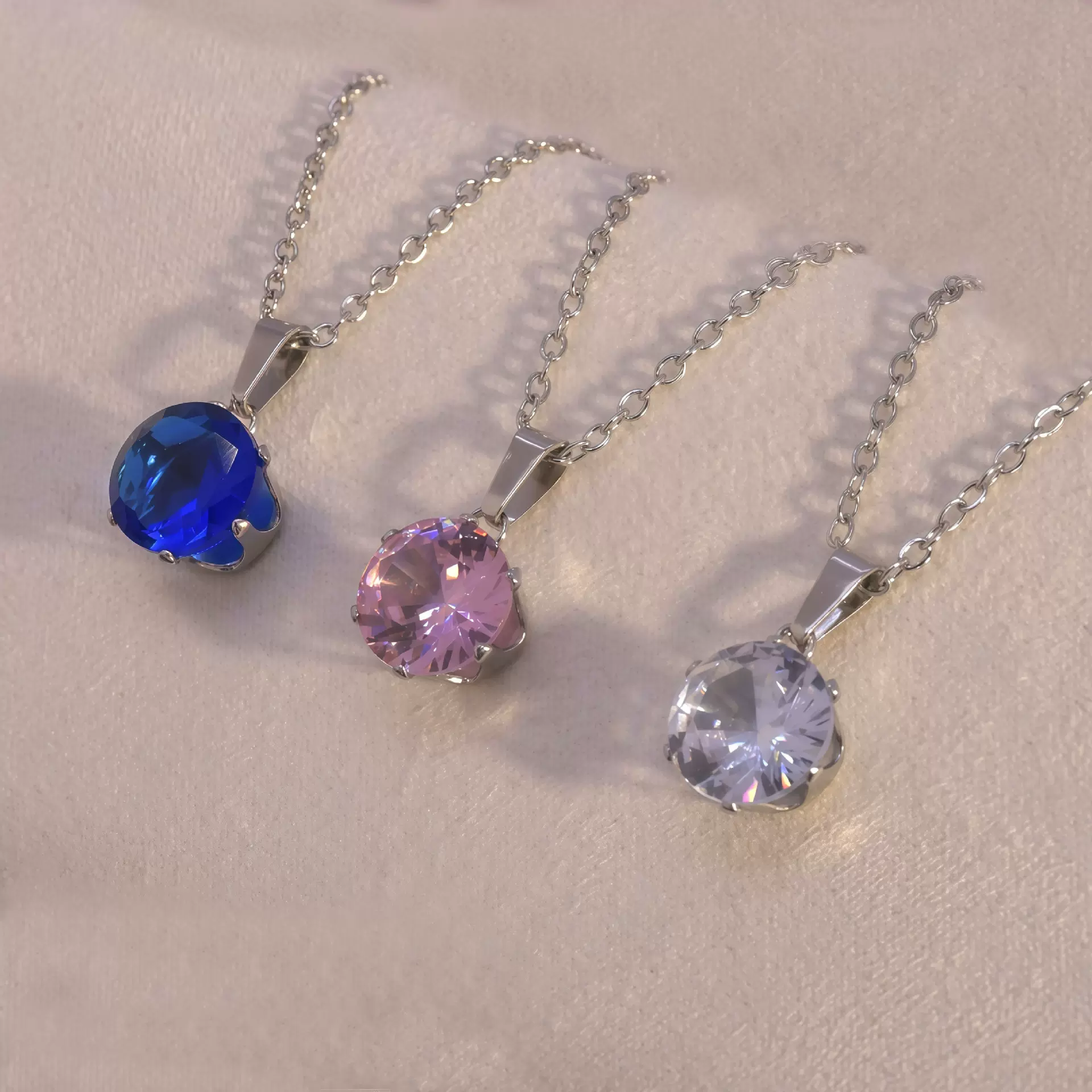 新品热卖亚马逊跨境时尚圆形 正方型锆石吊坠diy饰品配件现货批发