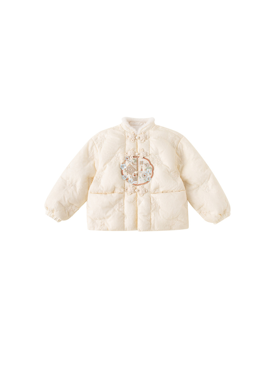 Youbao ropa para niños niñas nuevas chaquetas de plumas chinas invierno nuevas niñas gruesas y cálidas chaquetas de plumón de pato blanco de invierno