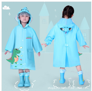 Capa de lluvia para niños niños niñas estudiantes de primaria 2022 nuevos niños 3 - 10 años de edad niños con mochila para la escuela