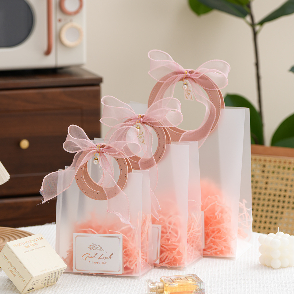 Bolsas de regalo, bolsas de mano, bolsas de regalo de mano, bolsas de regalo de cumpleaños, bolsas de regalo de día de San Valentín, bolsas pequeñas y transparentes