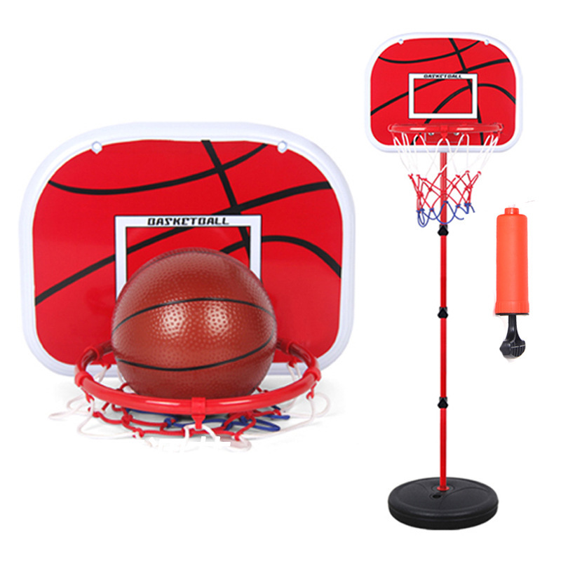 Interior y exterior ajustable baloncesto soporte deportes hierro marco bebé juguetes 1,6 M ajustable fitness juguetes al por mayor