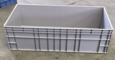 Caja de plástico de gran tamaño, caja de rotación rectangular, caja de cría de peces, caja de tortugas, marco logístico, caja de cría de tortugas, marco de goma