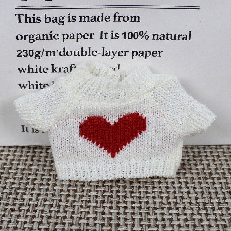 Teddy Bear muñeca reemplazo suéter 20cm ropa de bebé al por mayor Teddy Bear jefe perro muñeca de algodón juguetes accesorios de ropa