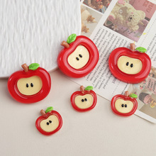 卡通diy树脂配件饰品大小果盘奶油胶发夹手机壳鞋扣钥匙扣吊坠配