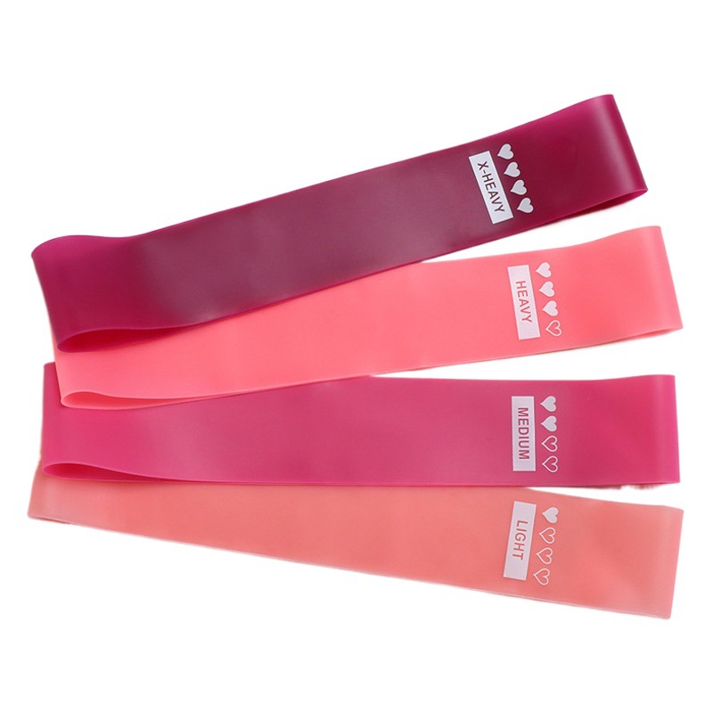 Stretching Ring Yoga Equipment Resistance Band Fitness Hip-Lifting Loop Exercise Latex Resistance Band Body Shaping High Elasticity
